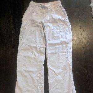 KOI Scrub Pants- White-XS